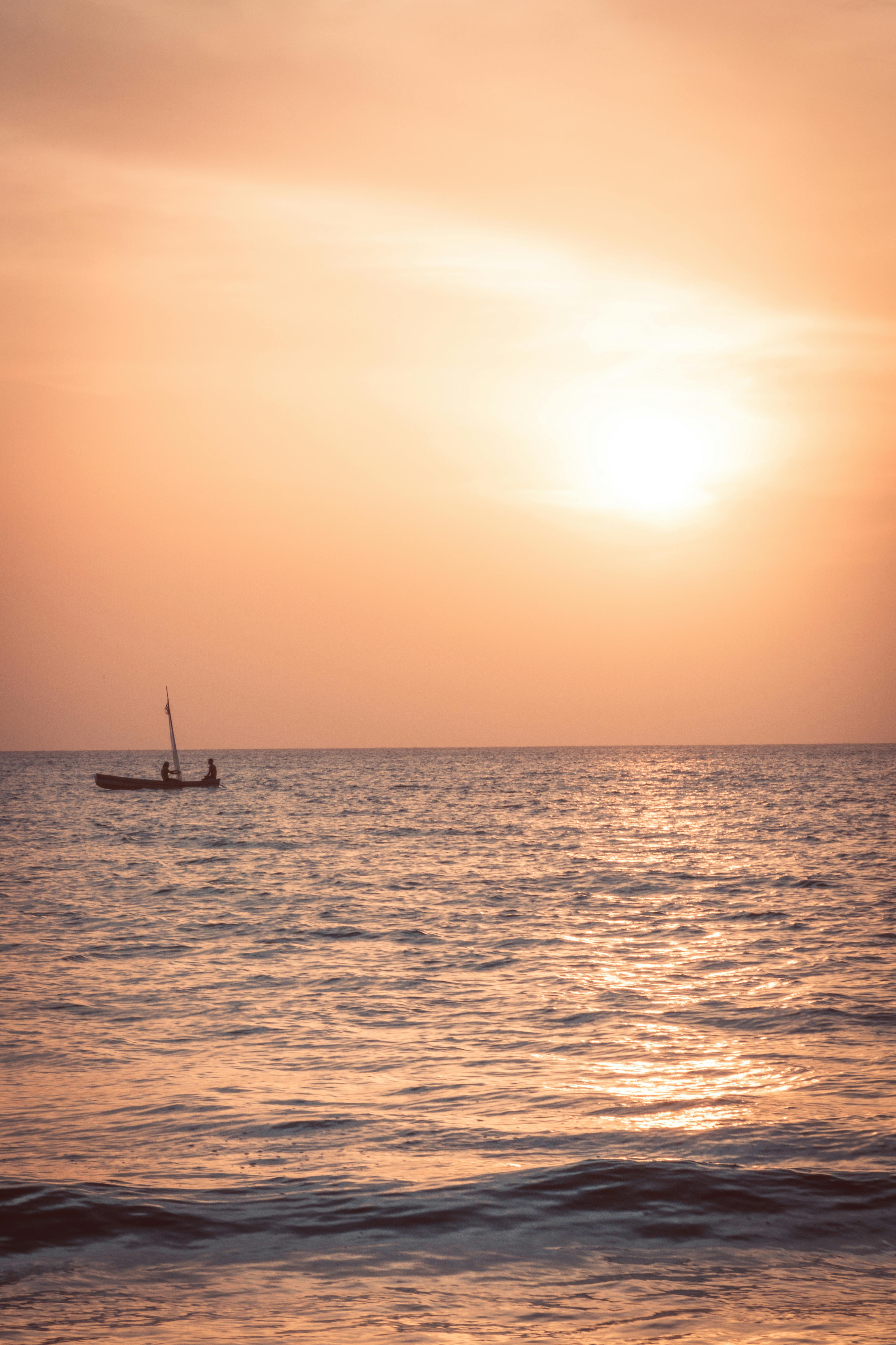 Private yacht on the Caribbean Sea near Cartagena Colombia